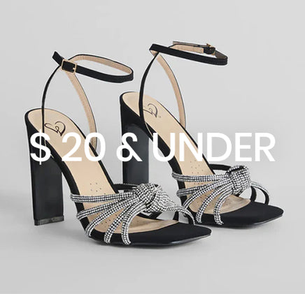 Shop women's shoes for $20 and under at over 350 Windsor stores or online with stylish boots, cute heels, pumps, flats, sandals, and $20 shoes!
