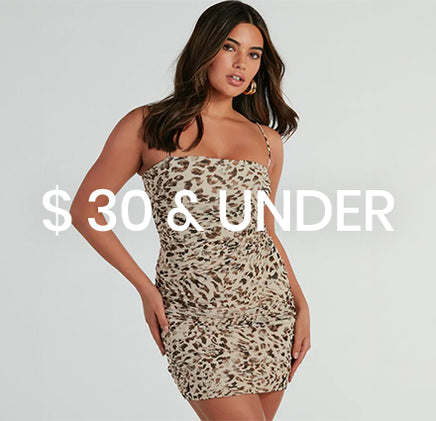 Discover stylish short and mini dresses, all $30 and under so you can capture affordable fashion for every occasion.